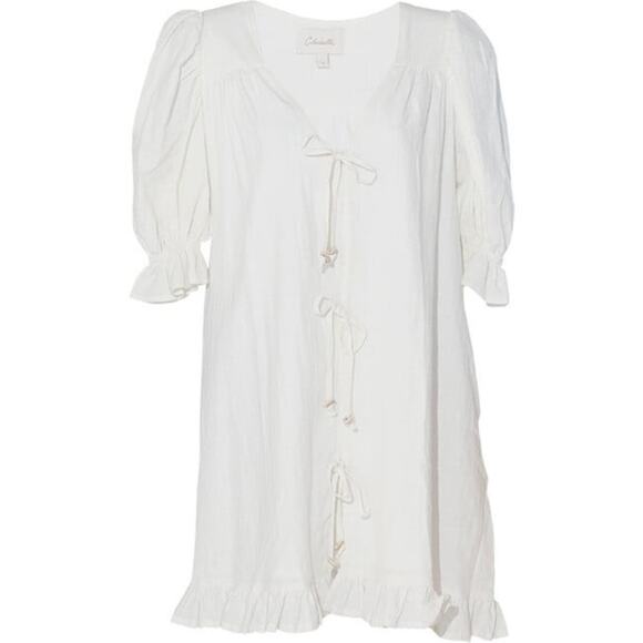 Cleobella Fiona Mini Dress Ivory XS - Picture 4 of 10